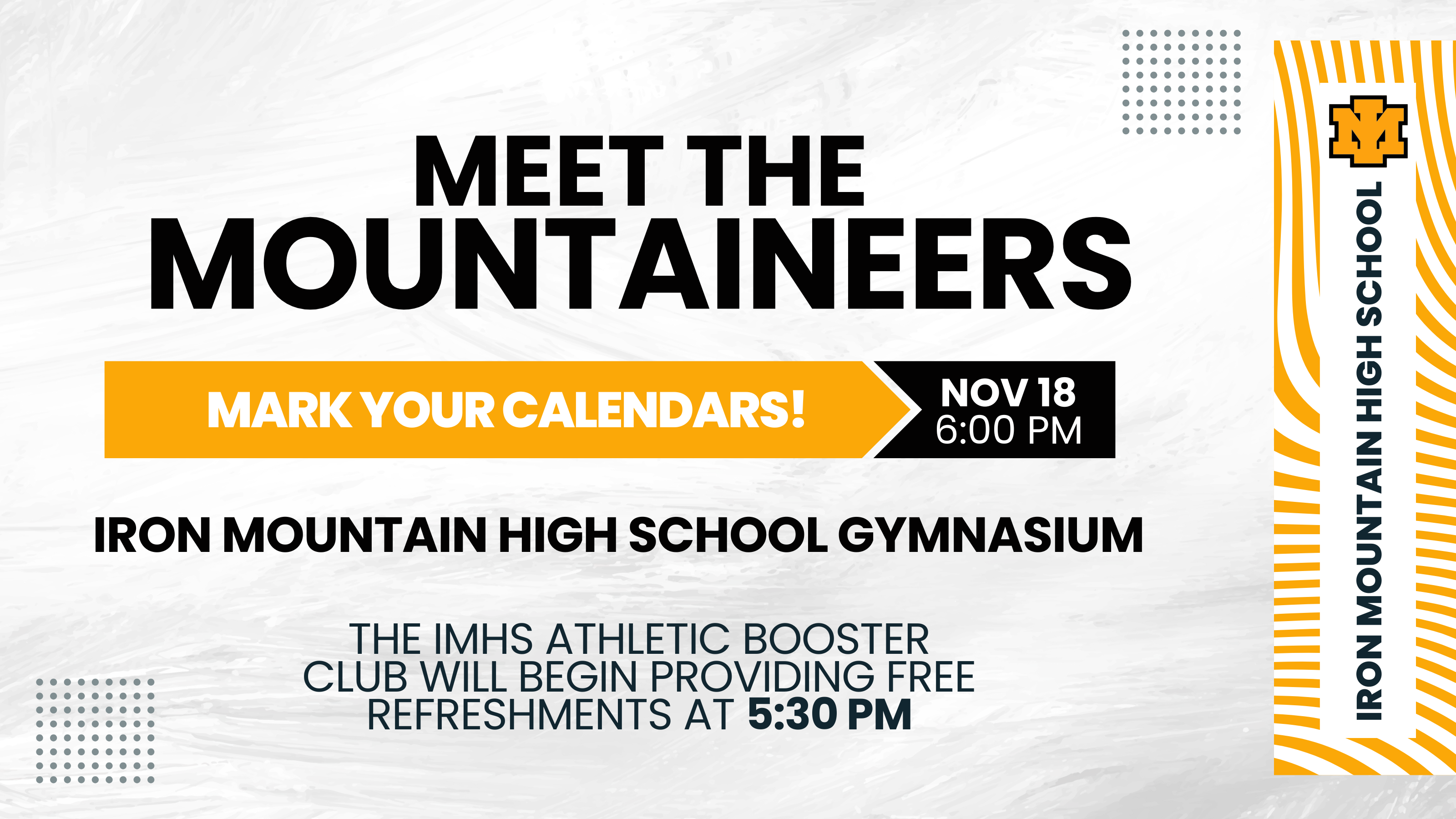 Meet the Mountaineers Tuesday